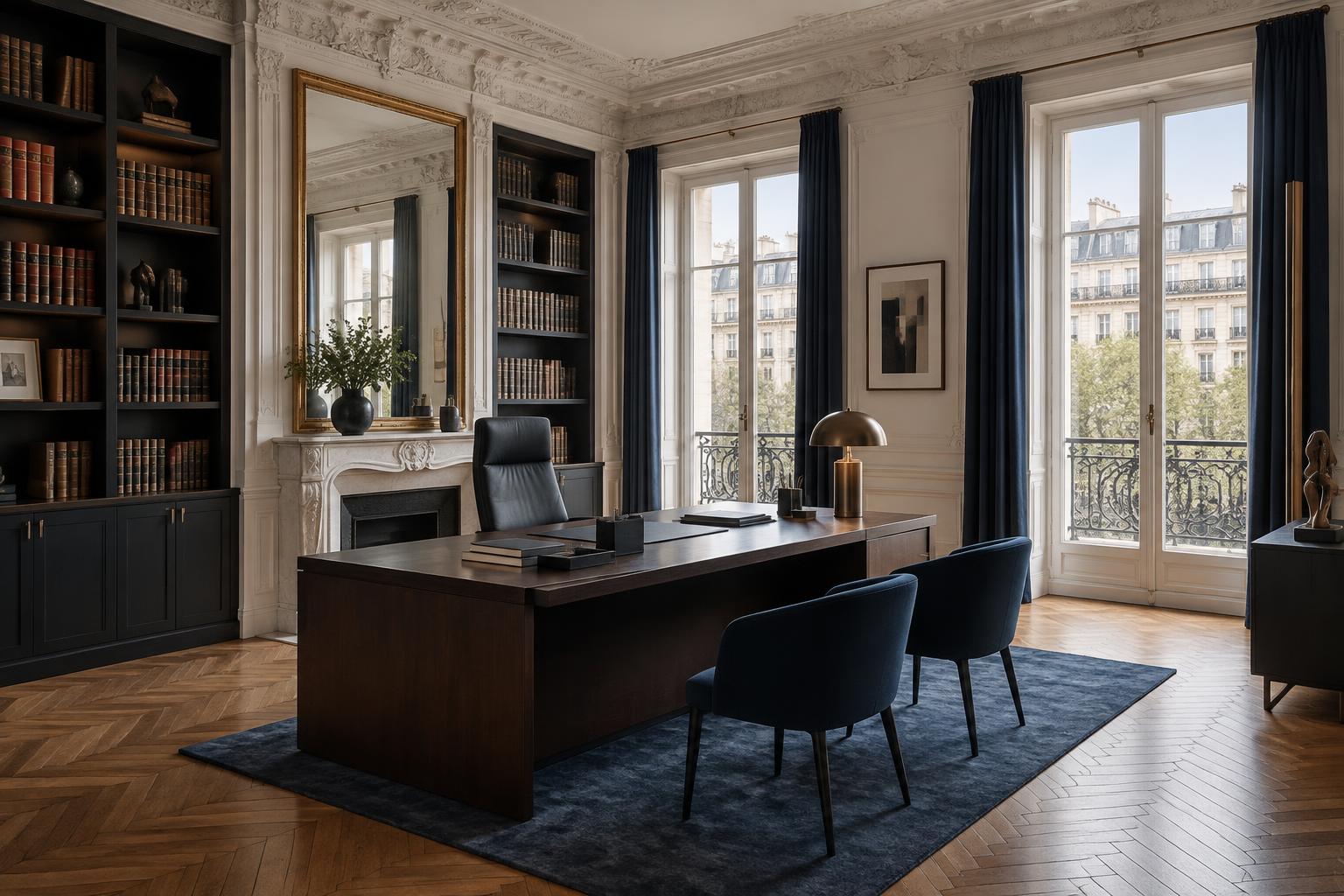 Bureau du cabinet, boulevard Pereire
